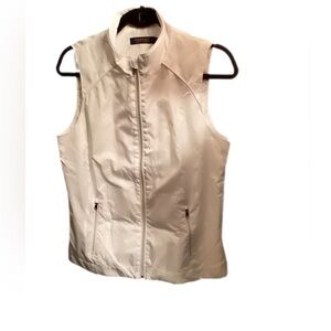 NWT Polo Golf Ralph Lauren Cream Outdoor Lightweight Casual Windbreaker vest M